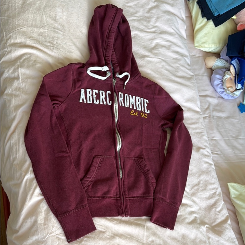 Abercrombie Maroon Hoodie